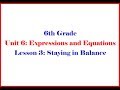 Understanding Balance in Equations
