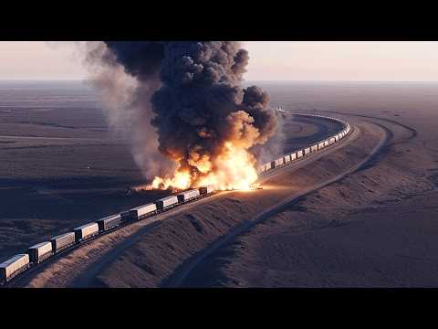 Ukrainian Drones STRIKE Russian Train - Then THIS Happened...