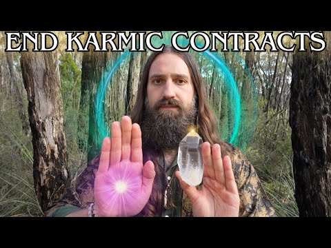 🌙Ending Karmic Soul Contracts & Debts | Deep Energy Cleanse | ASMR Reiki Energy Healing