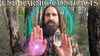 🌙Ending Karmic Soul Contracts & Debts | Deep Energy Cleanse | ASMR Reiki Energy Healing