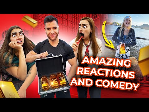 SURPRISING GIRLS / Reaction and comedy / Pranks @grigory_kulak