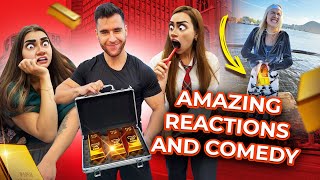 SURPRISING GIRLS / Reaction and comedy / Pranks @grigory_kulak