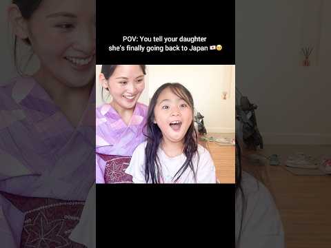 You surprise your daughter with a trip to Japan🇯🇵✨Japanese Family Living in the U.S.