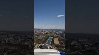 Flying past the natonal monuments on the way to landing at Ronald Reagan Washington National Airport