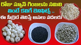 రోజు స్పూన్ గింజలను నమిలి తింటే కలిగే బెనిఫిట్స్ .. ఈ సీక్రెట్ తెలిస్తే అసలు వదలరు