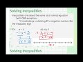 Solving One and Two Step Inequalities with Multiplication and Division