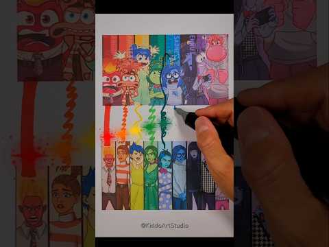 Human Inside Out 2 color matching challenge 🎨 #shorts #viral #trend