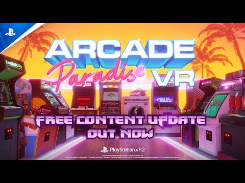 Arcade Paradise VR - Free Content Update Trailer | PS VR2 Games