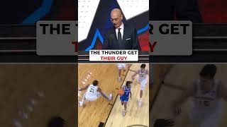 The Oklahoma City Thunder draft another champion in Aday Mara #okcthunder #thunderup #nba