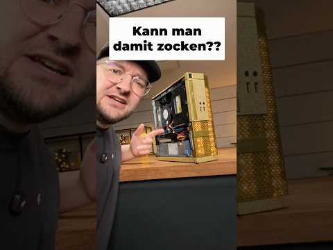 Kann man mit dem goldenen RGB Gaming PC zocken?