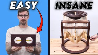 I Built 5 MORE Impossible Woodworking Illusions
