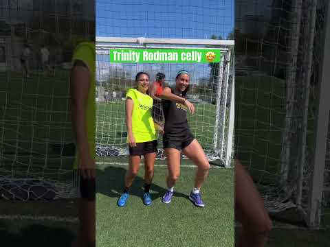 The best celly ever? Trinity Rodman 🔥