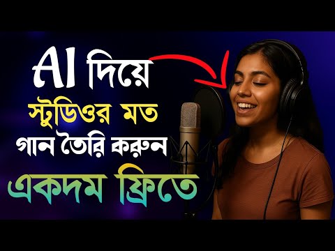 AI দিয়ে মিউজিক সহ গান || AI Suno Song generate || AI দিয়ে অডিও গান,Suno AI Account