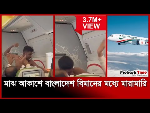 বাংলাদেশ বিমানের মধ্যে মা* রামারি | Biman | Bangladesh Biman | Probash Time