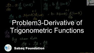 Problem3-Derivative of Trigonometric Functions