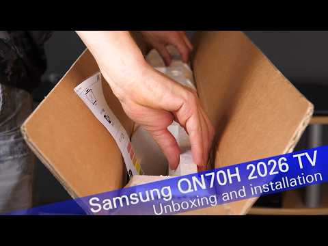 Samsung 2026 NeoQLED QN70H unboxing