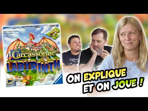 Carcassonne Labyrinth, la rencontre de deux classiques du jeu de société. On explique et on joue