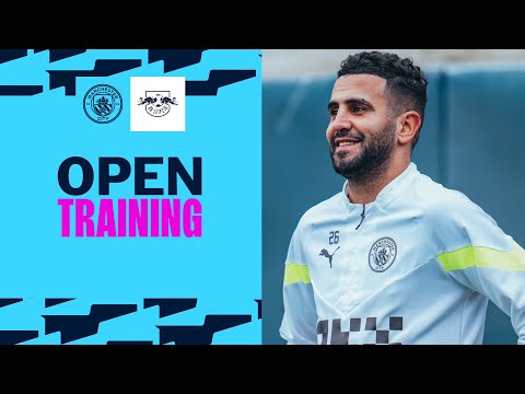 OPEN TRAINING! | Man City v RB Leipzig | UEFA Champions League