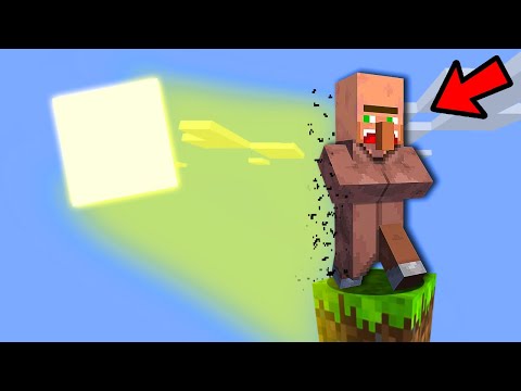 Puse a un ALDEANO muy cerca DEL SOL por mucho tiempo en MINECRAFT!  ☀️💥