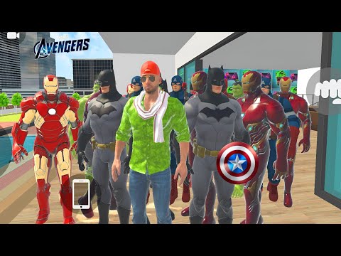 Franklin Ki City Main Aye 🤩💥 Avengers Indian Theft Auto Simulator 😱💥 Indian Bike Driving 3d Game 