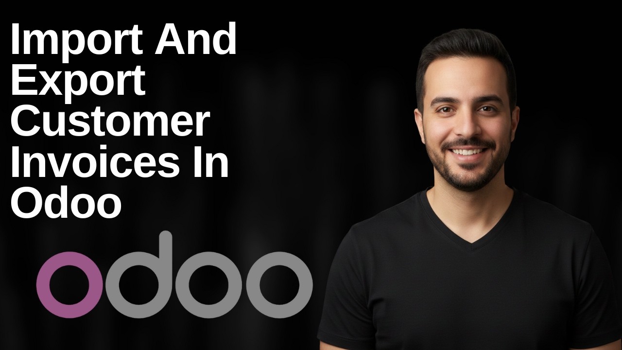 How To Import And Export Customer Invoices In Odoo (2026 Easy Guide) | 2/9/2026

Learn how to import and export customer invoices in Odoo using the Accounting app. This step-by-step guide helps you manage ...