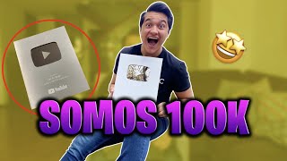 ESPECIAL de 100k SUBS (unboxing de la placa de plata de YOUTUBE)❤