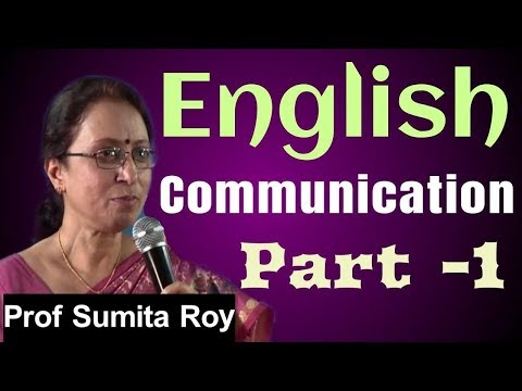 English Communication || Part -1 || Prof Sumita Roy || IMPACT || 2020
