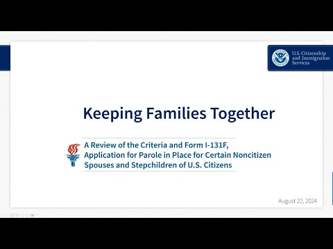 USCIS Tech Talks - Keeping Families Together