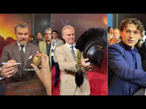 Tom Holland, Christopher Nolan And Matt Damon Full Fun At The Odyssey India Premiere