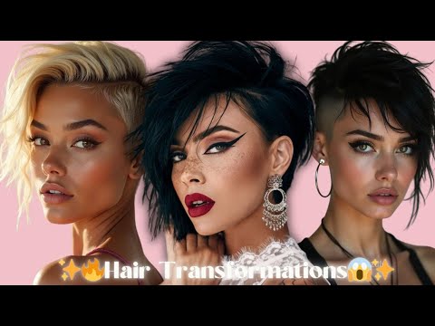 Super Cute Pixie Haircut Transformations