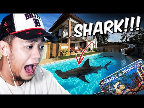 Mag SURVIVE sa GIANT SHARKS sa Pool | Sharks and Minnows