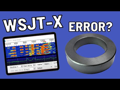 WSJT-X Errors? Try This Simple Fix