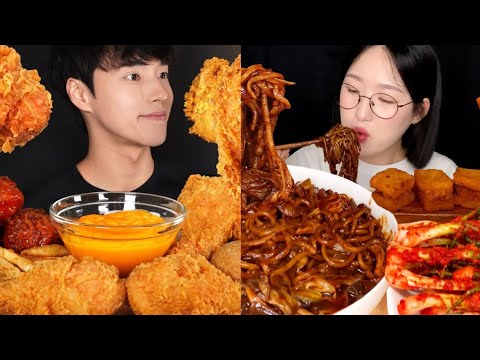 [1-Minute Mukbang] - DDM ASMR, JJBB.MANDOO
