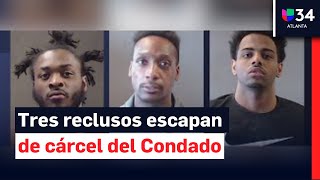 Autoridades buscan a tres reclusos que se escaparon de la cárcel del Condado de DeKalb