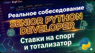 🚨 Пытаюсь пройти РЕАЛЬНЫЙ собес на Sr. Python Dev / Ставки на спорт и тотализатор / Опять фиаско?