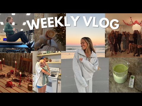 Day in My Life: Christmas Party, Sunset, Workout + Sauna, Mom Life