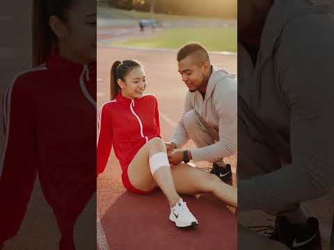 테이핑 하는 팀 닥터의 섬세한 손길