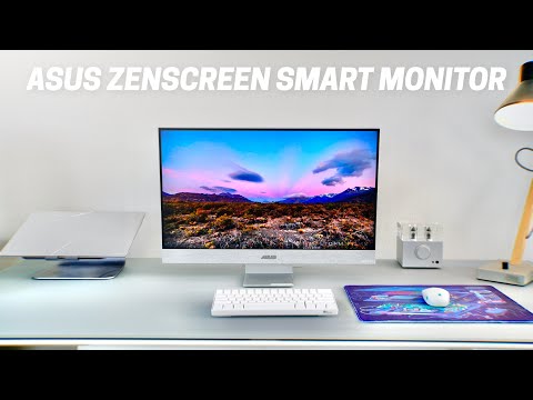 This Setup Does It All: Asus ZenScreen Smart Monitor (MS27UC)