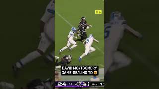 DAVID MONTGOMERY PUTS THE GAME ON ICE 🥶