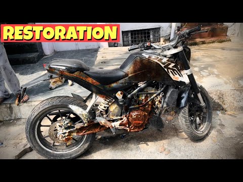 KTM DUKE200  RESTORATION ! ! कबाड़ को बनाया कमाल 😱