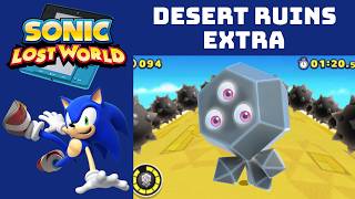 Sonic Lost World (3DS) - Desert Ruins Extra in 1:50.43