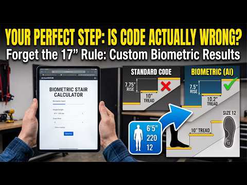 Can AI Design Better Stairs? Testing the Biometric Stair Calculator