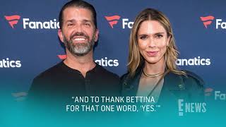 Donald Trump Jr  and Bettina Anderson Are Engaged
