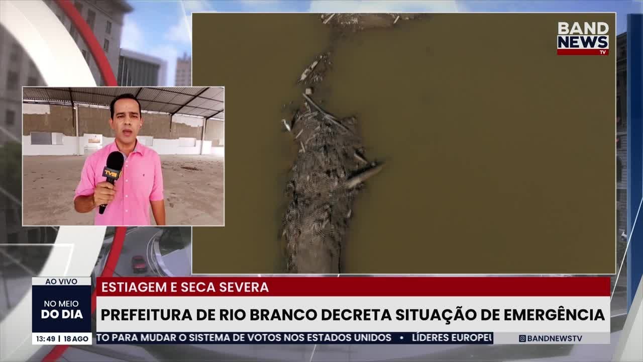 Seca Prefeitura de Rio Branco decreta situação de emergência