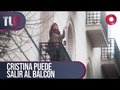 #TelenueveCentral | Cristina puede salir al balcón