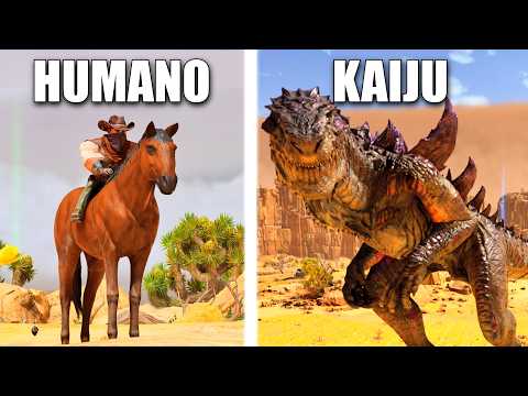 ¡Simulamos una CIVILIZACION con GODZILLA en el VIEJO OESTE en ARK Survival Ascended! (La Pelicula)
