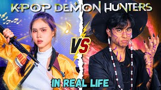 KPOP DEMON HUNTERS in REAL LIFE !