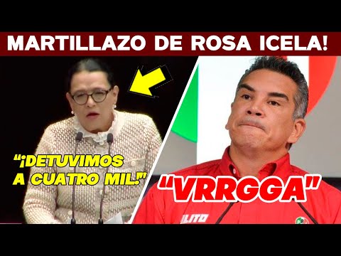 ROSA ICELA DA MARTILLAZO! DETIENEN A 4 MIL DEL PRIAN. SE DERRUMBAN EN CONGRESO