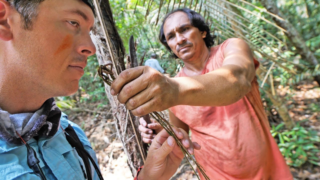 Exploring Amazon Jungle with Natives Fishing Peacock Bass in the Amazon pt. 4