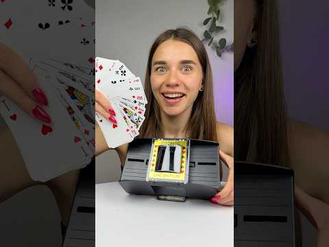 Automatic Card Shuffler! I can’t believe it’s working😮 #cards #shuffle #tools #hacks